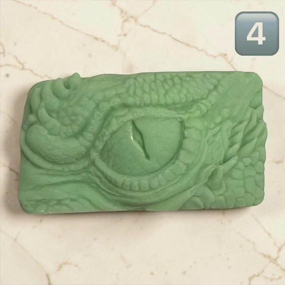 Apple Sage Shea Butter Soap Dragon Decorative Hand Crafted Soap (1) - Picture 8 of 9